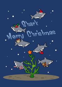 Shark.Merry Christmas
