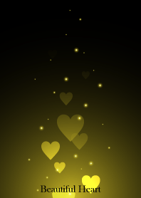 - Beautiful Canary Yellow Heart -