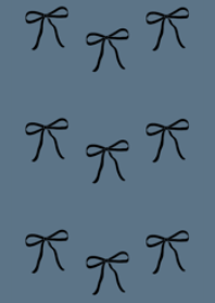 Simple Ribbon (Blue Gray and Black)