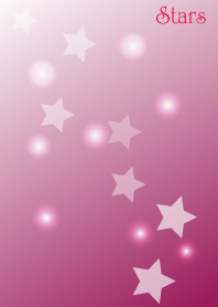 Stars in purple-guradation