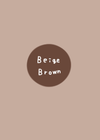 Cute brown beige.