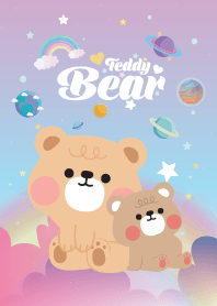 หมีเท็ดดี้น้อย เมฆสีบลูฮาวาย