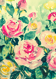 薔薇(バラ)の花の着せかえ(R4245)