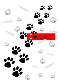 Footprint of a cat