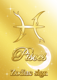 金色双鱼座印记