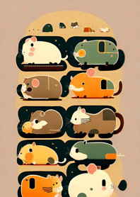 Banyak sekali hamster! 67