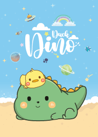 Dino&Duck The Beach Kawaii