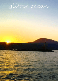 glitter ocean