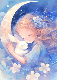 月光兔兔女孩之夢❤️