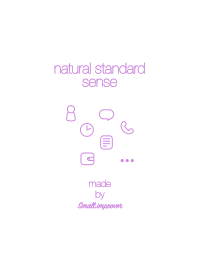 natural standard sense -PU-