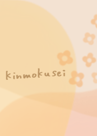 金木犀ふんわりオレンジ