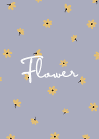 petite flower y - mist purple