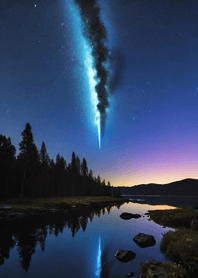 Bright Moon and Dawn a42610