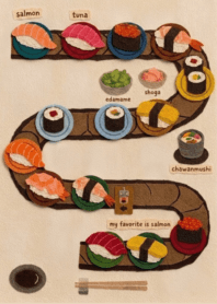 Chigiri-e Conveyor Belt Sushi