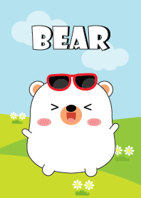 Lovely Fat White Bear Theme