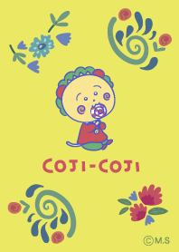 コジコジ お花畑でおやつタイム