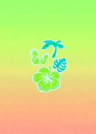 Summer Summer Tropical Light Green