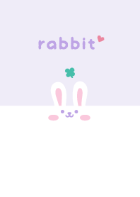 Rabbits. Clover - Purple