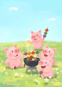 Pink Pigs and Barbecue