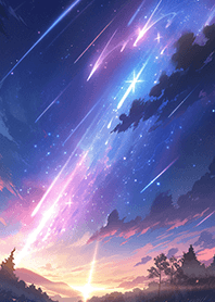 絕美的夢幻-紫藍流星❤