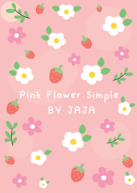 ดอกไม้ สีชมพูเ รียบง่าย By จาจา