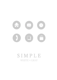 SIMPLE WHITE&GRAY