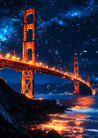 The stars above the bridge
