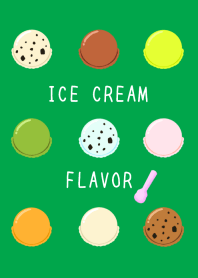 ICE CREAM FLAVOR/GREEN