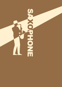 sax. playing Cafe au lait