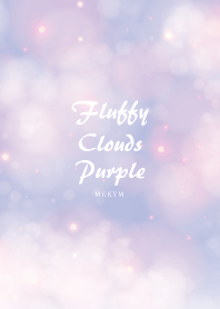 Fluffy Clouds Purple