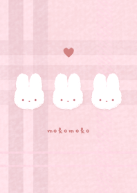 Rabbit Patch x Plaid  - Pink 01