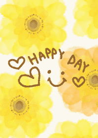 Watercolor yellow flora * smile22