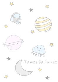 Space&planet moon