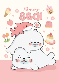 แมวน้ำอุ๋งๆ & ฉลามชมพู :D