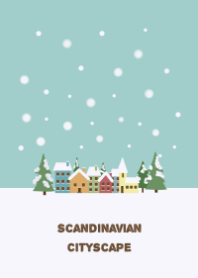 Scandinavian cityscape / winter ver.2