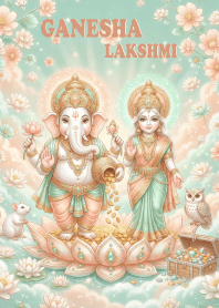 Ganesha, Lakshmi, wealth, rich.1