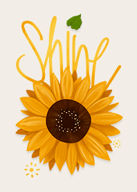 Shine Bright Like a Sunflower (Cream)