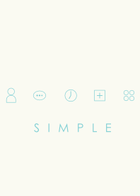 シンプル(ベージュ グリーン)V.2