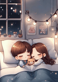 คู่รัก น่ารัก มินิมอล n.27