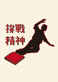 紅色隊伍棒球主題背景 (人物盜壘)