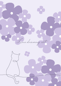 Line drawing cat_20