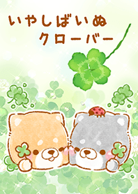 いやしばいぬ クローバー Line 着せかえ Line Store