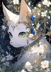 白貓女神❤夢幻溫柔的貓貓太美了-9