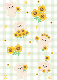 ปั๊ปปี้น้อย x ดอกทานตะวัน v.6