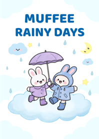 Muffee Rainy Days (White)