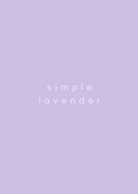 simple --lavender--