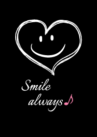 Smile always -black-