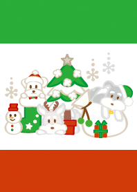 ミニチュアシュナウザークリスマス
