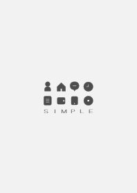 SIMPLE(white gray)V.1049b