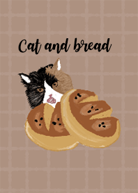 Cat and bread